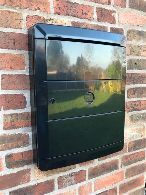 electric meter box black|outside electric meter cupboard.